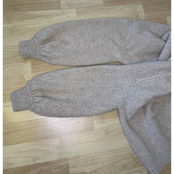 Alice + Olivia Franklyn Pullover Cashmere Turtleneck Sweater Size Large Oatmeal - Picture 8 of 12